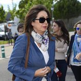 Ana Rosa Quintana en el velatorio del periodista Jesús Hermida