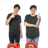Manuel y José Luis, hermanos gemelos