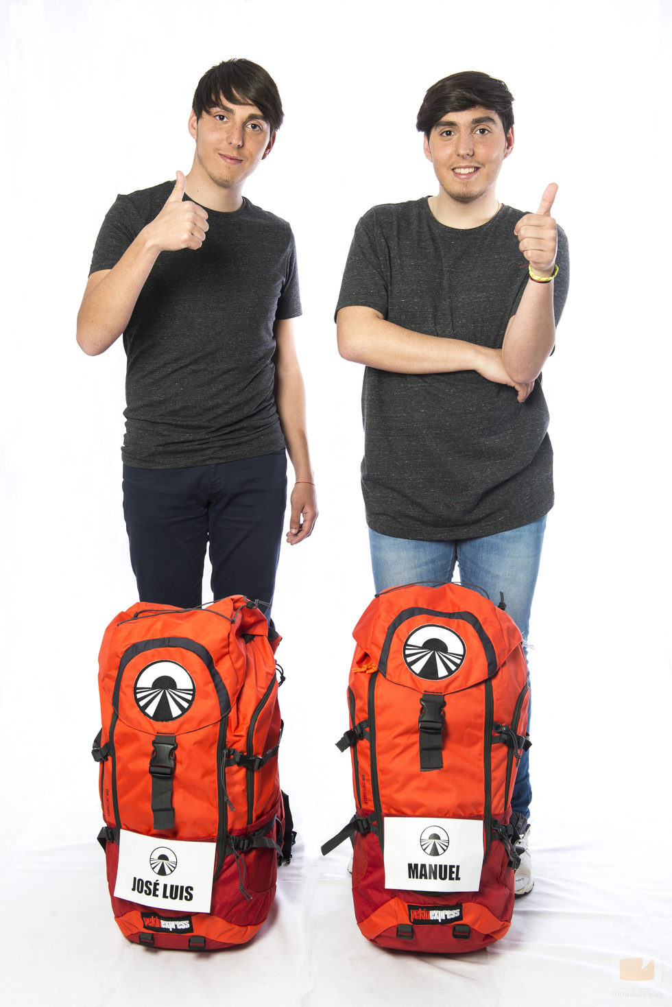 Manuel y José Luis, hermanos gemelos