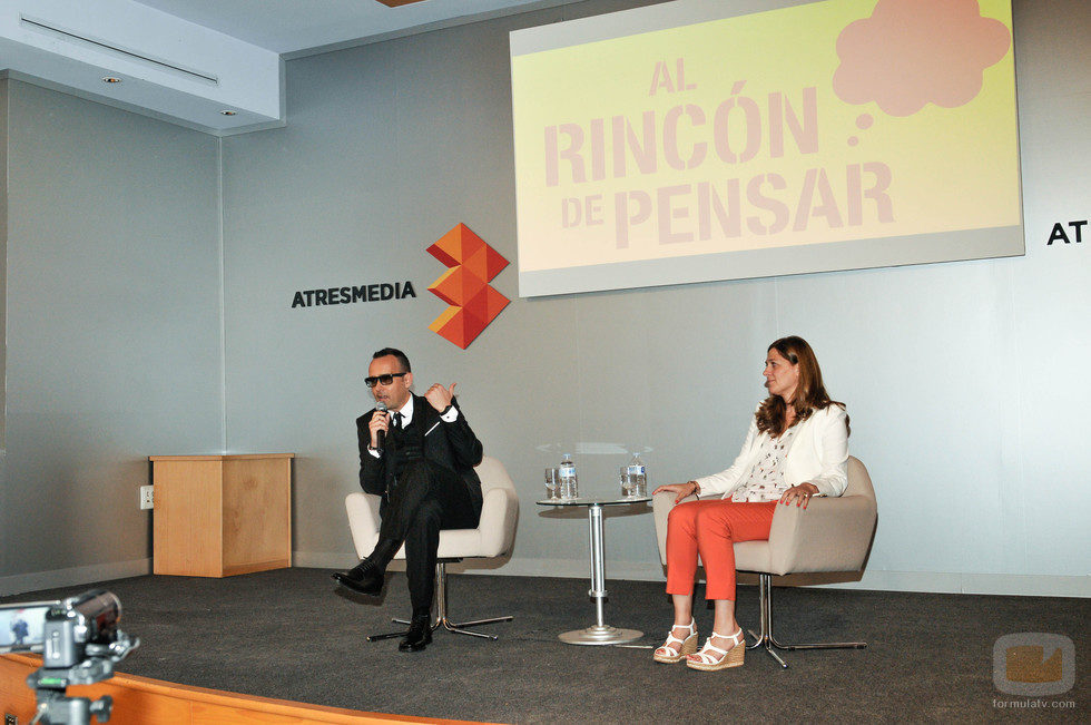 Risto Mejide en la presentación de 'Al Rincón de Pensar'