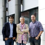 Miguel Toral, Melchor Miralles y Antonio Pampliega en la presentación de 'Infiltrados'