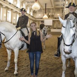 Edurne en la Escuela Española de Equitación de Viena