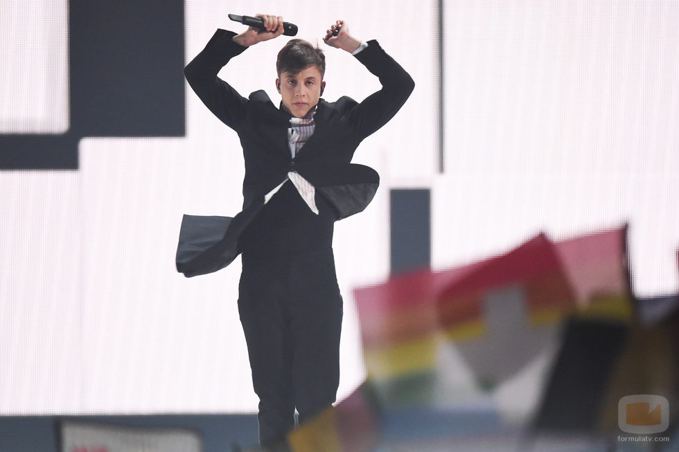 Loïc Nottet, Bélgica, en la Semifinal 1 de Eurovisión 2015