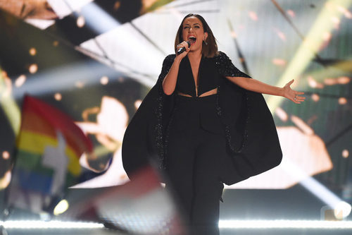 Elhaida Dani, Albania, en la Semifinal 1 de Eurovisión 2015