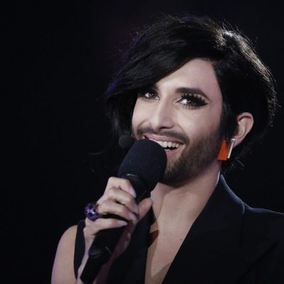 Conchita Wurst en la segunda semifinal de Eurovisión 2015