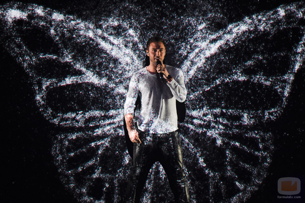 Måns Zelmerlöw, Suecia, en la semifinal 2 de Eurovisión 2015