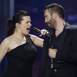 Marta Jandová y Václav Noid Bárta, República Checa, en la semifinal 2 de Eurovisión 2015