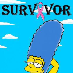 Marge Simpson en la colección "Survivor" de Alexandro Palombo