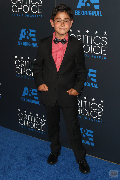 El actor Blake Garrett Rosenthal en los Critics' Choice Awards 2015
