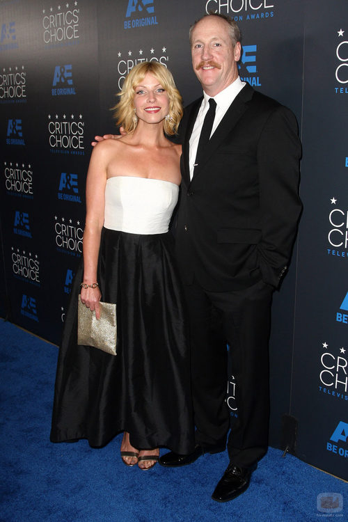 Los actores Matt y Morgan Walsh en los Critics' Choice Awards 2015