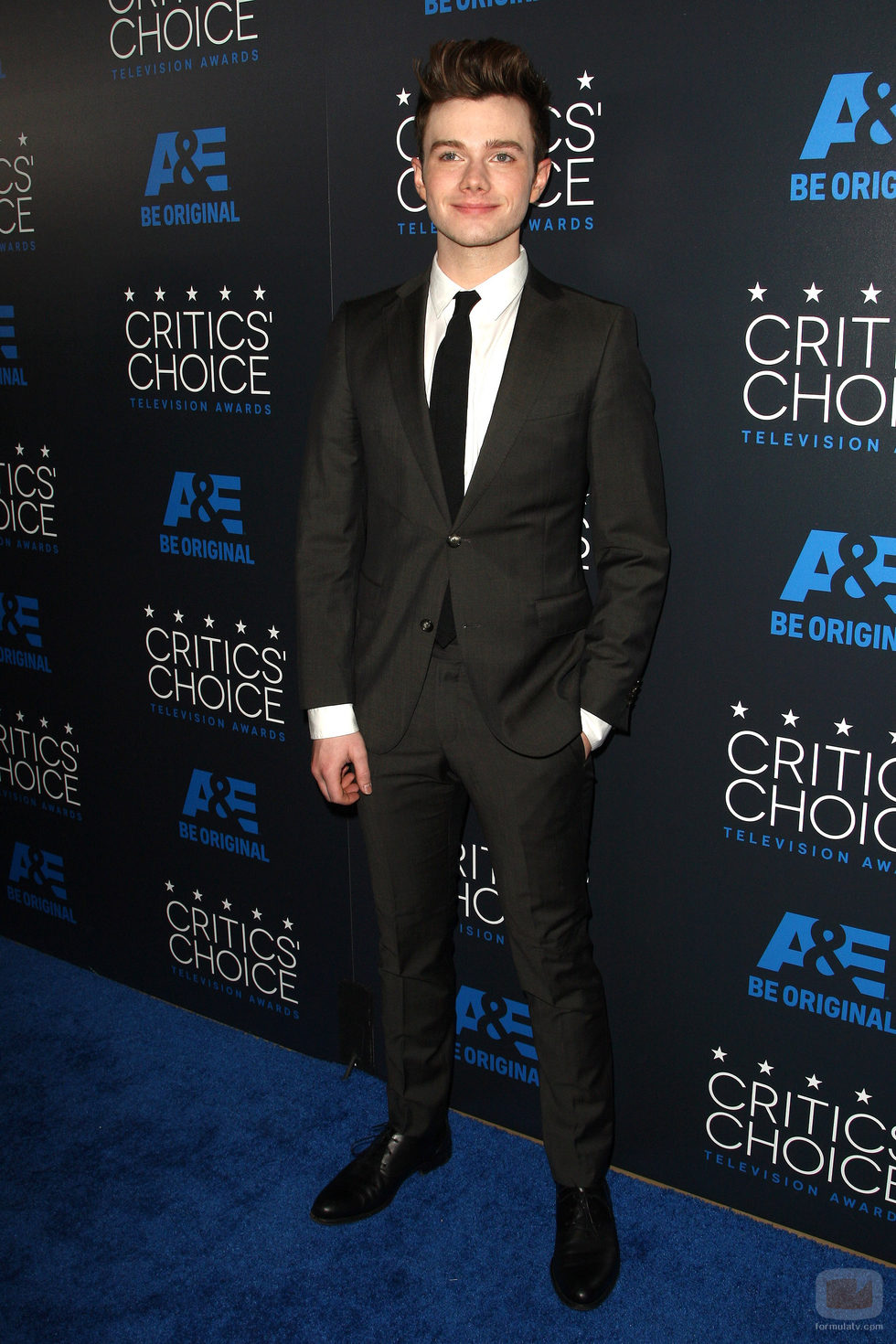 Chris Colfer en los Critics' Choice Awards 2015