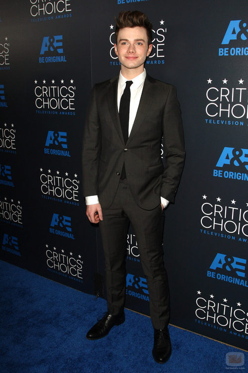 Chris Colfer en los Critics' Choice Awards 2015