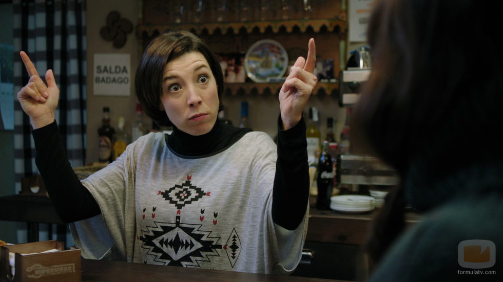 Nekane (Alazne Echevarría) en el octavo capítulo de 'Allí abajo'