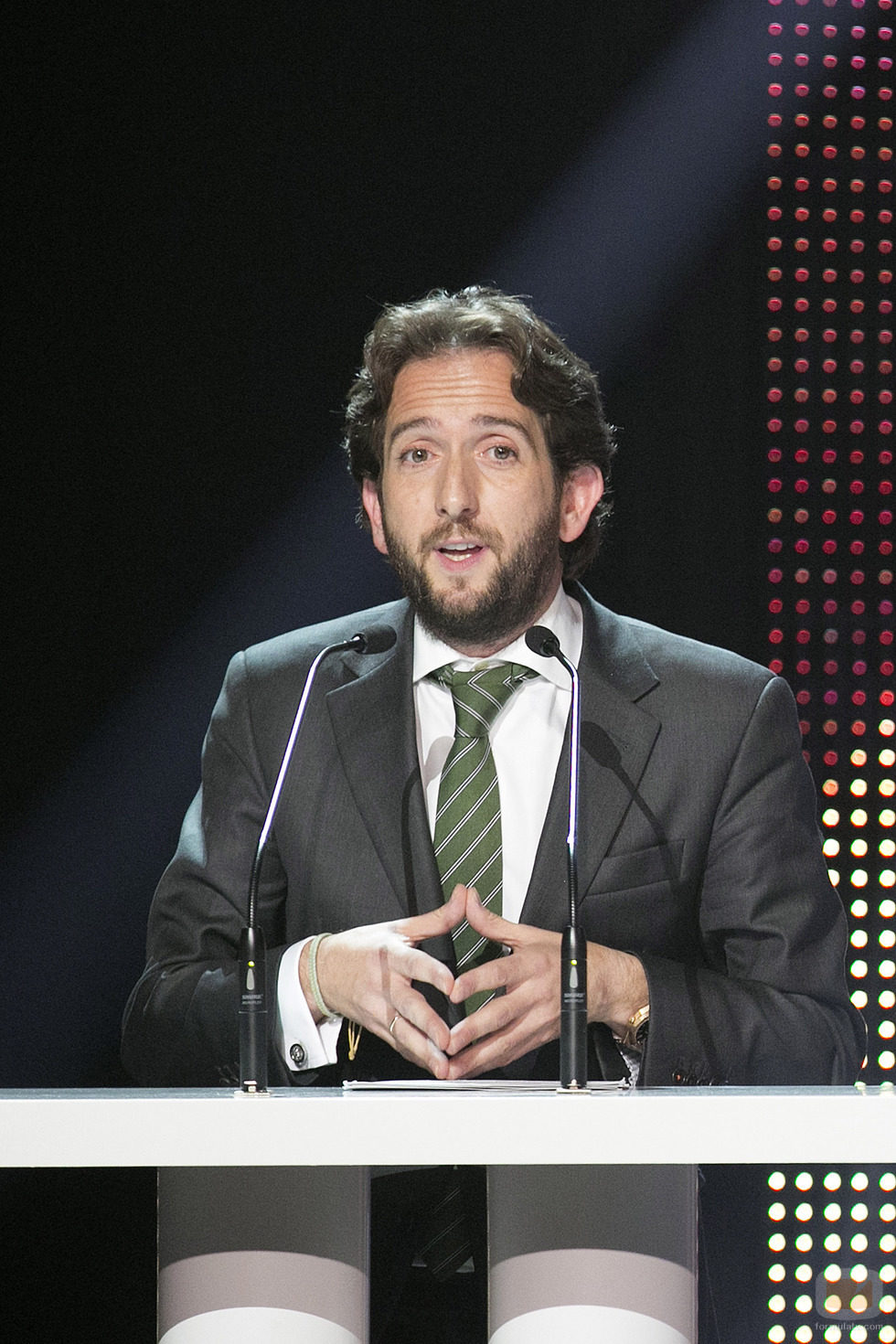 Raúl Berdonés, presidente del Grupo Secuoya, en la Gala de 7TV Murcia
