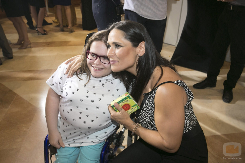 La cantante Rosa en la Gala de 7TV Murcia