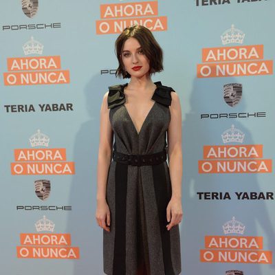 María Valverde en la premiere de la película "Ahora o nunca"