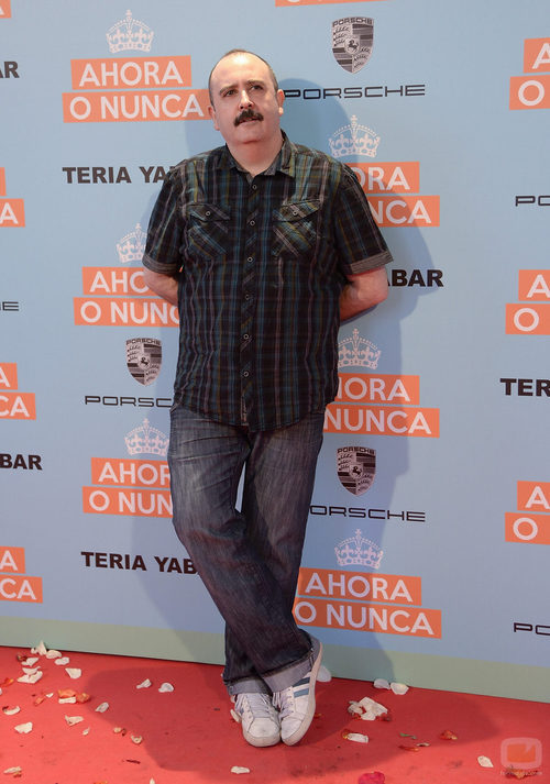 Carlos Areces en la premiere de la película "Ahora o nunca"