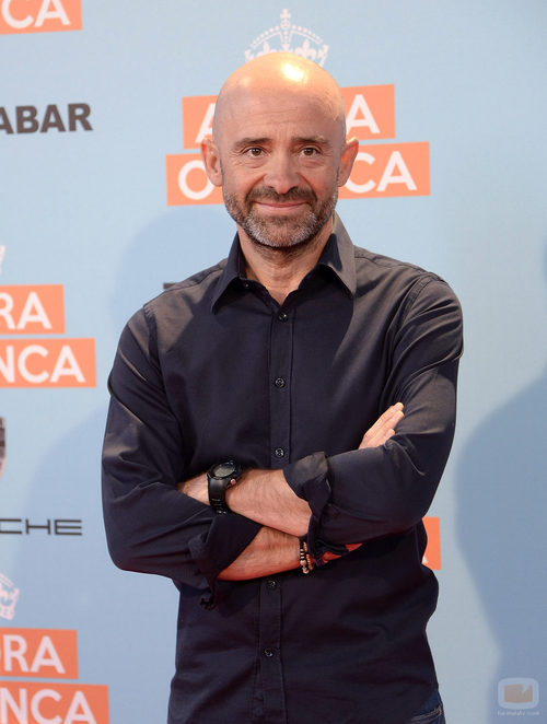 Antonio Lobato en la premiere de la película "Ahora o nunca"