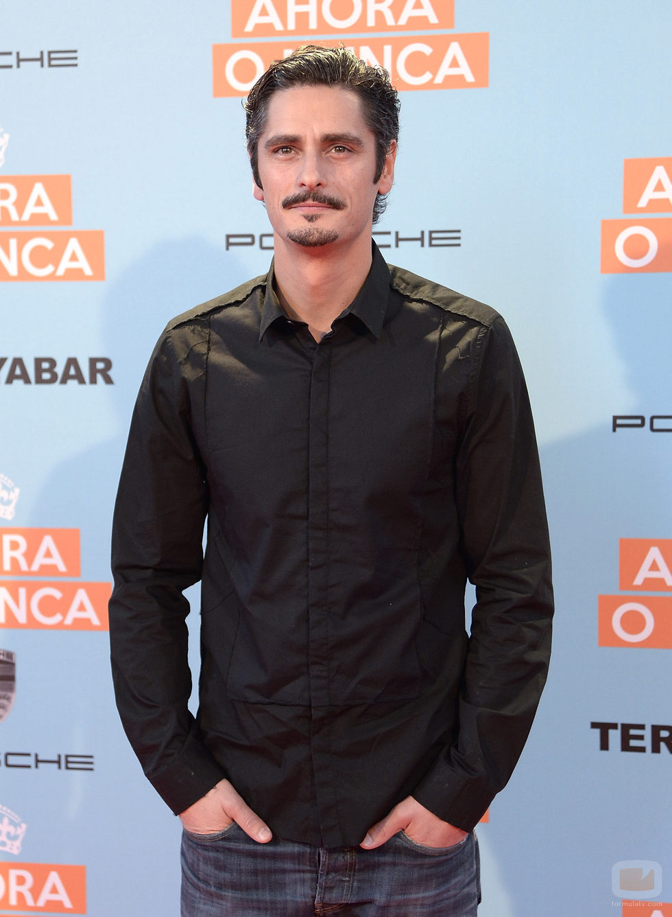 Antonio Pagudo en la premiere de la película "Ahora o nunca"