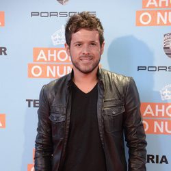 Pablo López en la premiere de la película "Ahora o nunca"
