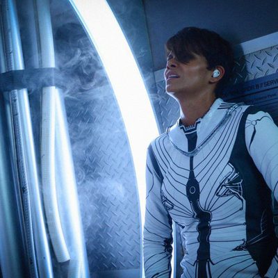 Molly Woods durante su año en el espacio en 'Extant'
