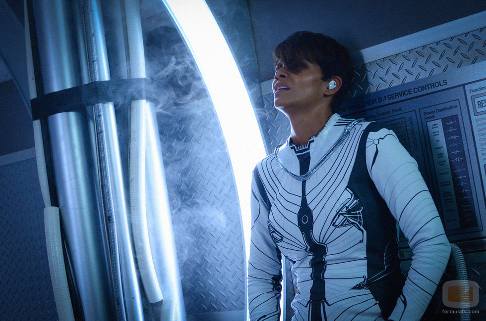 Molly Woods durante su año en el espacio en 'Extant'