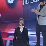 Antonio José emocionado al ganar 'La voz 3'
