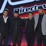 Antonio José, Joaquín, Maverick y Marcos, finalistas de 'La voz 3'