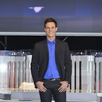 Christian Gálvez posa en la presentación de '¡Vaya fauna!'