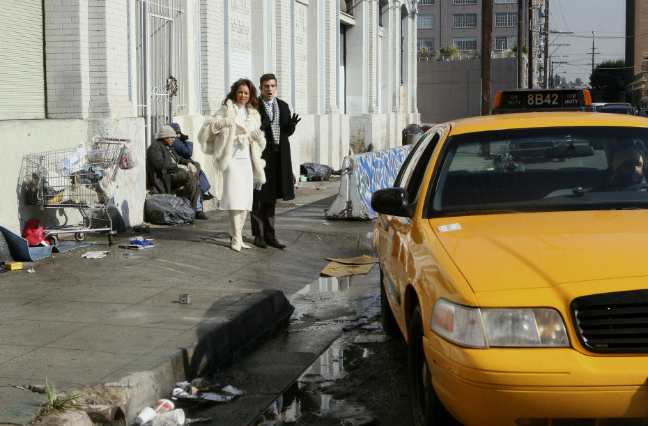 Marc y Wilhelmina en la serie 'Ugly betty'