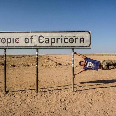 Gotzon Mantuliz en el Trópico de Capricornio