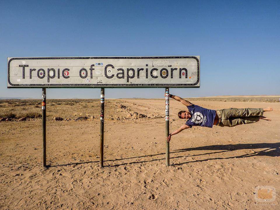 Gotzon Mantuliz en el Trópico de Capricornio