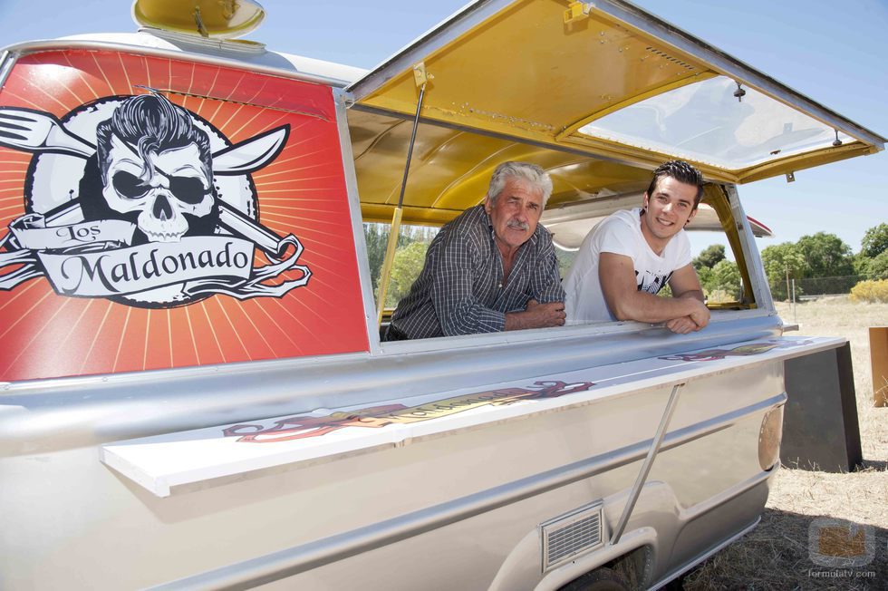 Los concursantes de Los Maldonado de 'Cocineros al volante'