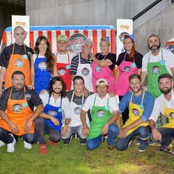 Los concursantes de 'Cocineros al volante' durante la presentación