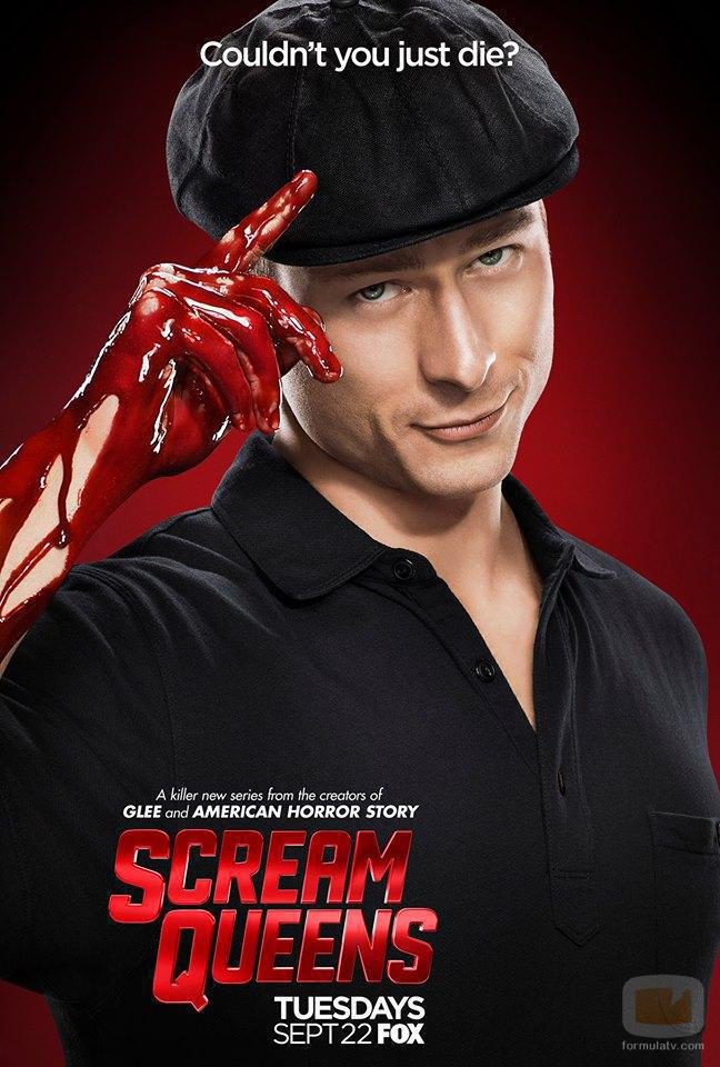 Glen Powell es Chad en 'Scream Queens'