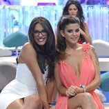 Lucía y Lola posan en la gala final de 'Supervivientes 2015'