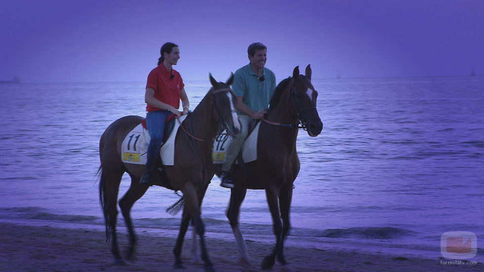 Mario Picazo a caballo por las playas españolas en 'Costa España'