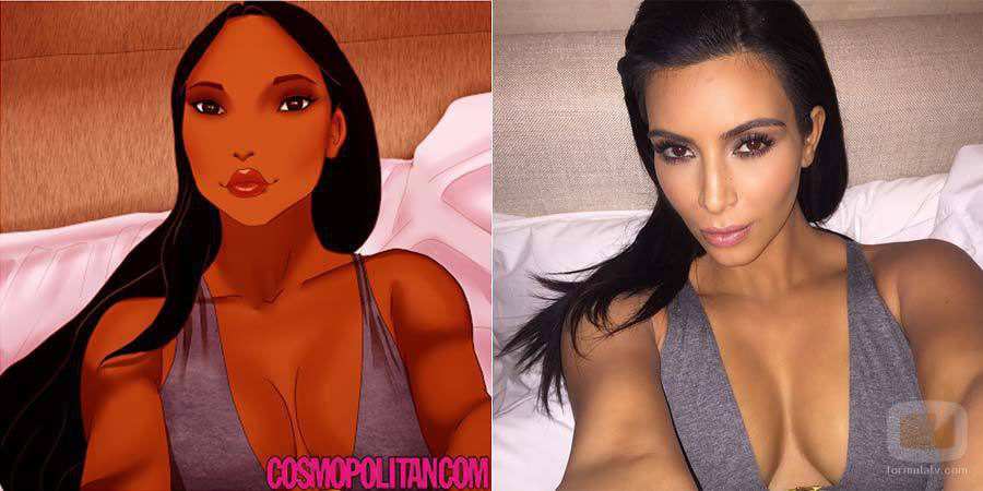 Pocahontas se convierte en Kim Kardashian