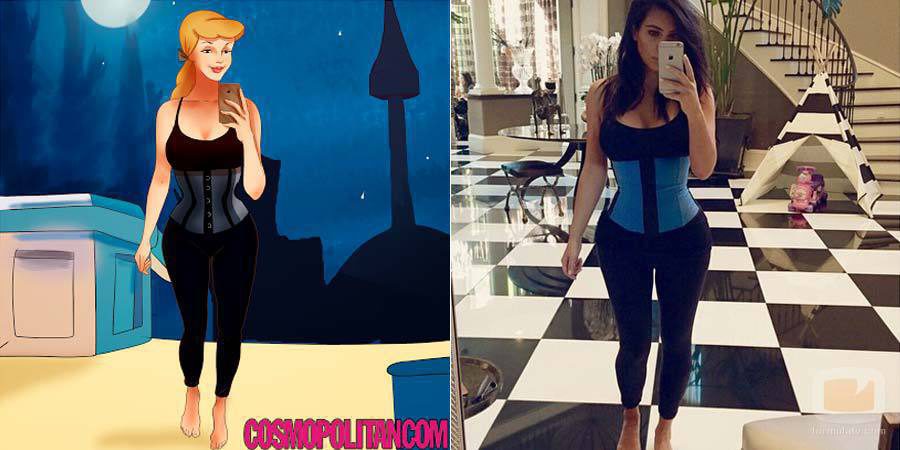 Cenicienta se convierte en Kim Kardashian