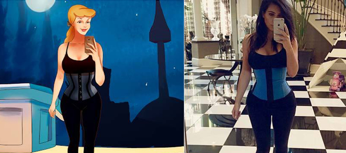 Cenicienta se convierte en Kim Kardashian