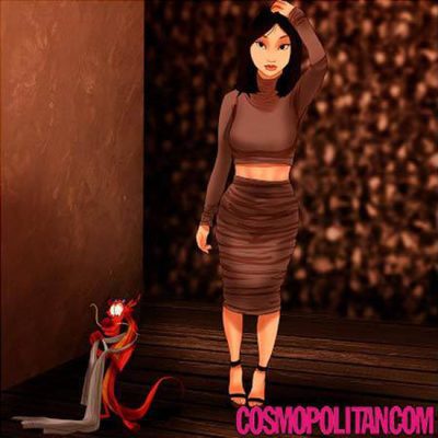 Mulán se convierte en Kim Kardashian