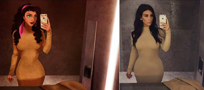 Esmeralda se convierte en Kim Kardashian