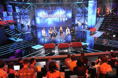 Vista general del plató de 'Insuperables' durante su presentación