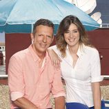 Sandra Barneda y Joaquín Prat sonríen en 'El programa del verano'