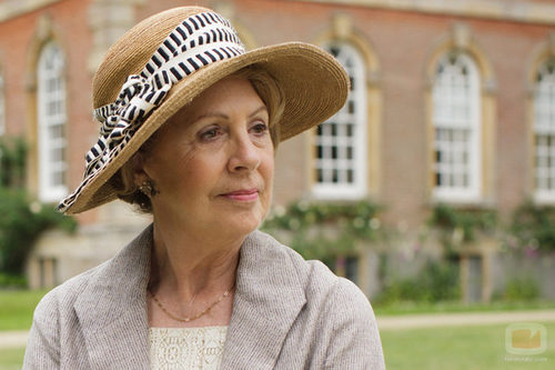 Isobel Crawley en la foto promocional de 'Downton Abbey'
