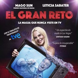 Leticia Sabater y el Mago Sun en "El gran reto"