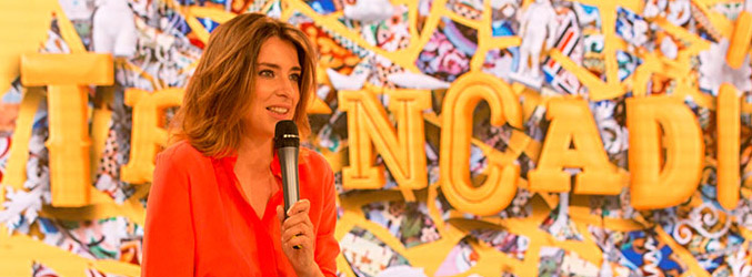 La presentadora Sandra Barneda