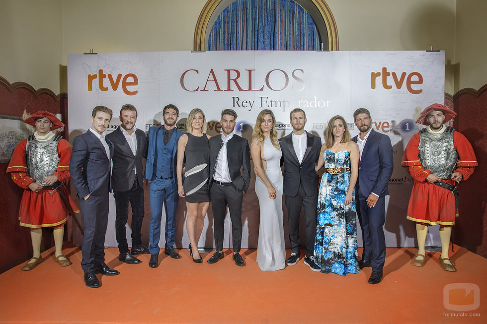 El reparto de 'Carlos, Rey Emperador' en el FesTVal