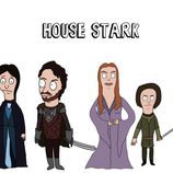 La Casa Stark, de 'Juego de tronos', al estilo 'Bob's Burgers'