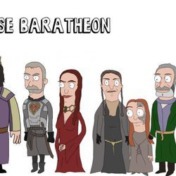 La Casa Baratheon, de 'Juego de tronos', al estilo 'Bob's Burgers'